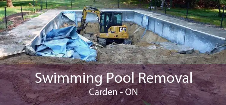 Swimming Pool Removal Carden - ON