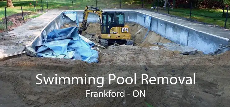 Swimming Pool Removal Frankford - ON