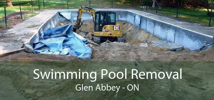 Swimming Pool Removal Glen Abbey - ON