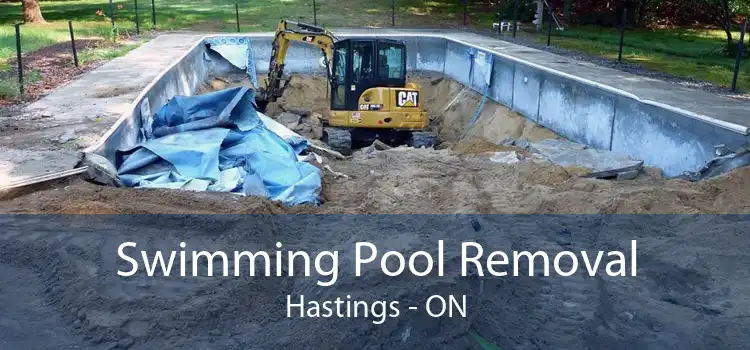 Swimming Pool Removal Hastings - ON