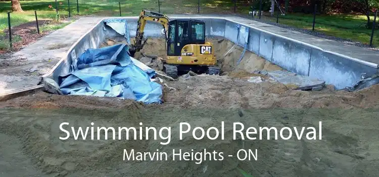 Swimming Pool Removal Marvin Heights - ON