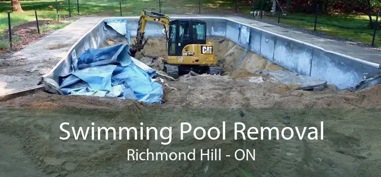Swimming Pool Removal Richmond Hill - ON