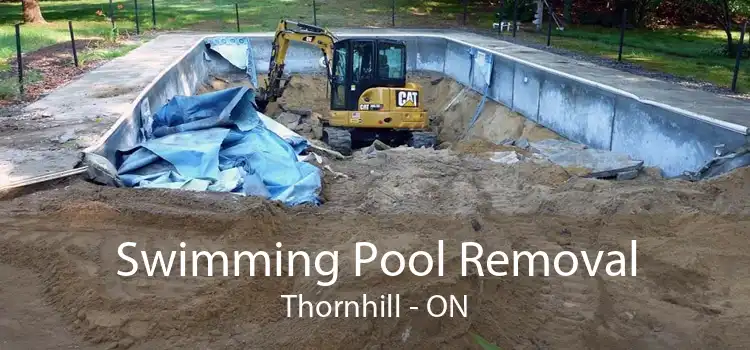 Swimming Pool Removal Thornhill - ON